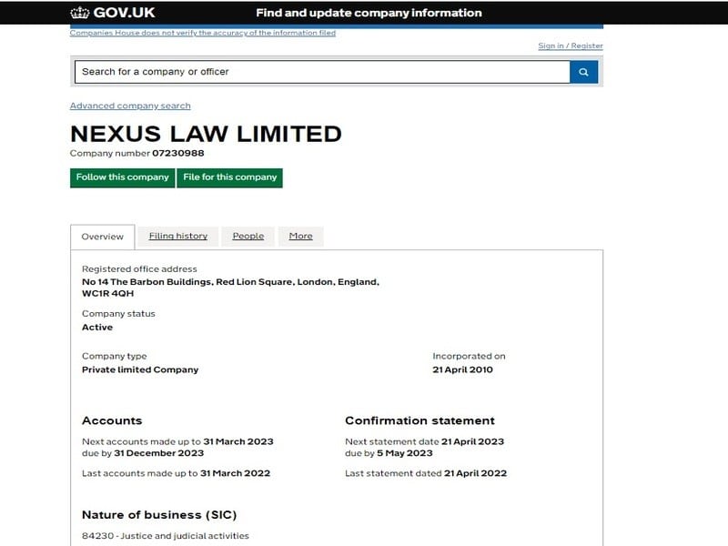 Nexus Law 3 скрин
