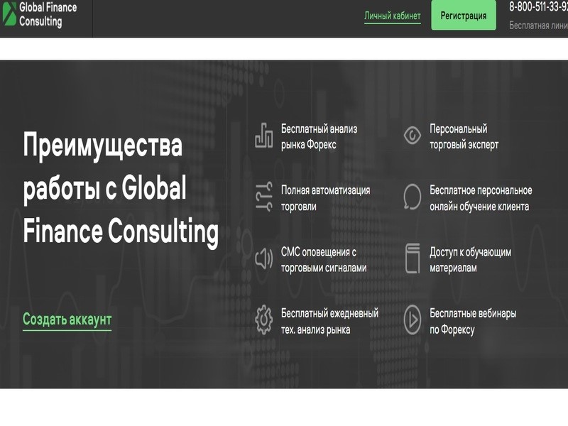 Global Finance Consulting 2 скрин